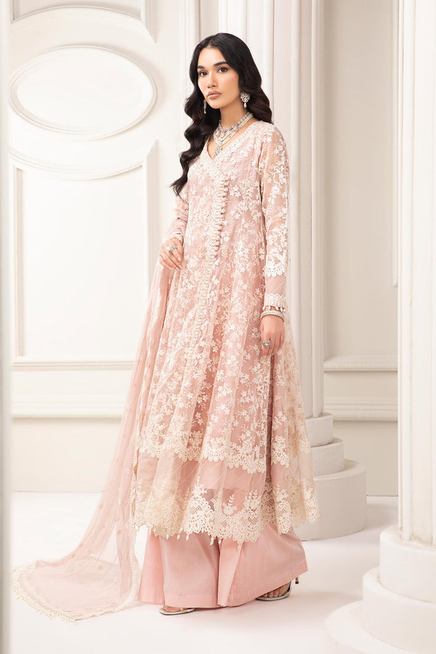 Buy Light pink Embroidered Maria B Luxury Formal Pakistani Salwar Kameez Suit 22024