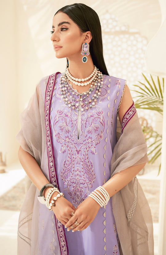 Buy Lilac Embroidered Pakistani Salwar Kameez Dupatta Salwar Suit