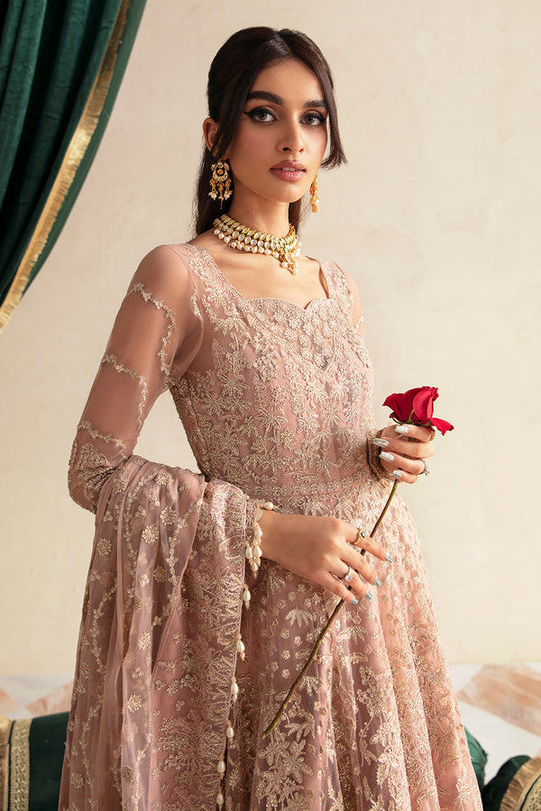 Buy Luxury Embroidered Baby Pink Pakistani Wedding Dress Pishwas Frock 2023