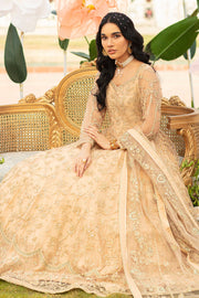 Buy Luxury Embroidered Gold Pishwas Frock Pakistani Wedding Dress