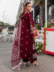 Buy Luxury Maroon Pakistani Salwar Kameez Dupatta Embroidered Salwar Suit