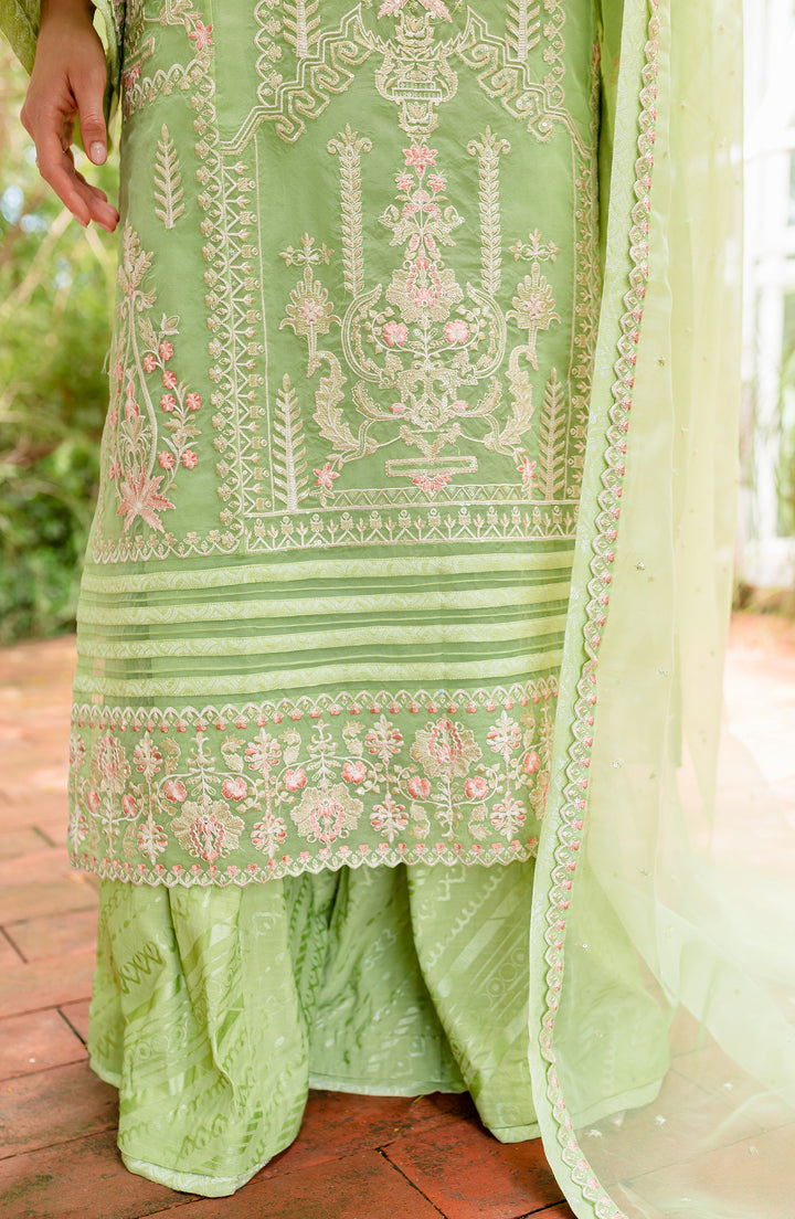 Buy Luxury Mint Green Embroidered Pakistani Salwar Kmaeez Dupatta 2023
