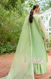 Buy Luxury Mint Green Embroidered Pakistani Salwar Kmaeez Dupatta