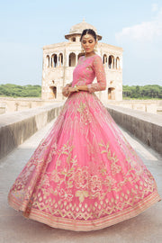 Buy Luxury Pink Embroidered Pakistani Wedding Dress Lehenga Choli