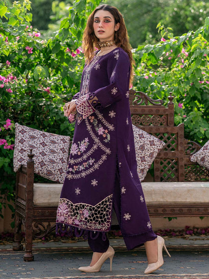 Buy Luxury Purple Embellished Pakistani Salwar Kameez Dupatta Salwar Suit 2023