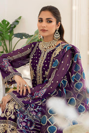 Buy Luxury Purple Embroidered Pakistani Salwar Kameez Dupatta Salwar Suit 2023