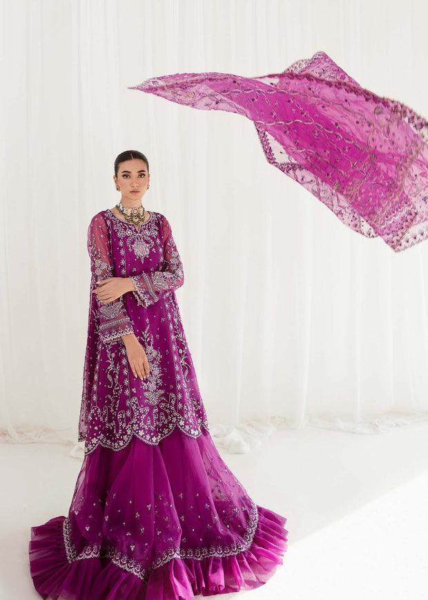 Buy Luxury Embroidered Pakistani Wedding Dress in Huge Flare Pishwas Style 2023