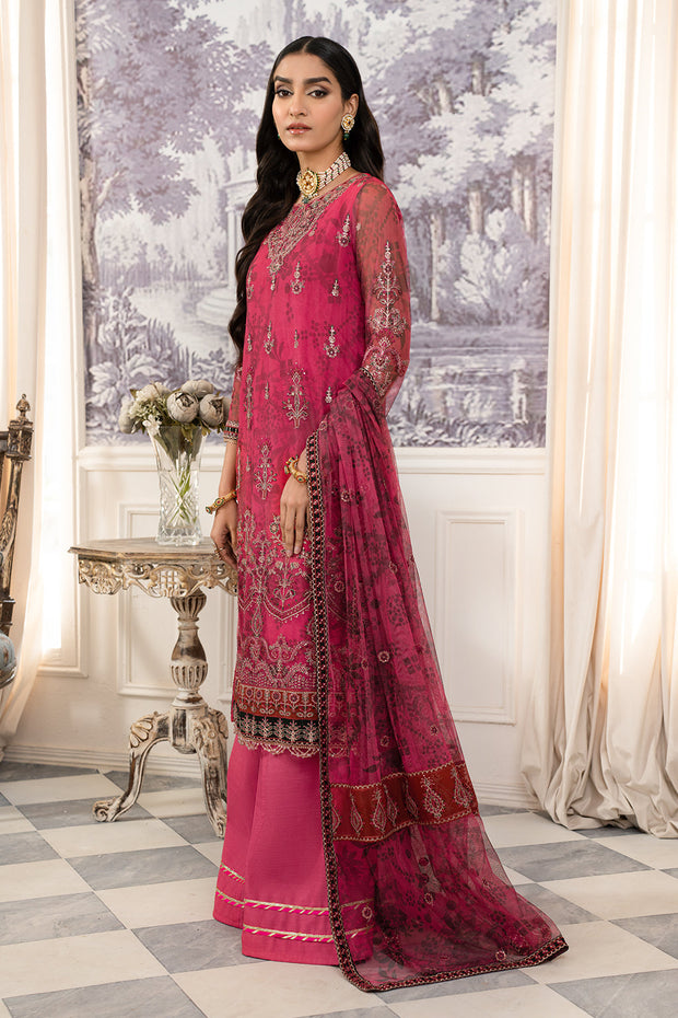Buy Luxury Shocking Pink Embroidered Pakistani Salwar Kameez Dupatta