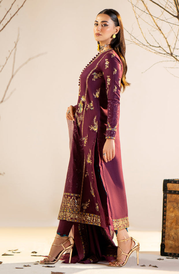 Buy Magenta Gold Embellished Pakistani Salwar Kameez Luxury Salwar Suit