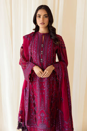 Buy Maroon Embroidered Pakistani Salwar Kameez with Magenta Contrast 2023