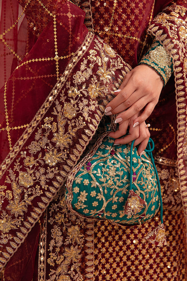 Buy Maroon Gold Embroidered Pakistani Wedding Dress Long Kameez Sharara 2023