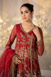 Buy Maroon Shade Maria B Luxury Formal Pakistani Party Dress