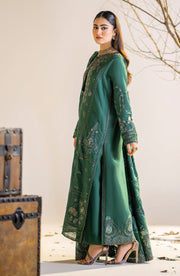 Buy Mehndi Green Embroidered Pakistani Salwar Kameez Style Suit