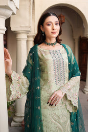 Buy Mint Green Embroidered Pakistani Salwar Kameez with Sea Green Dupatta