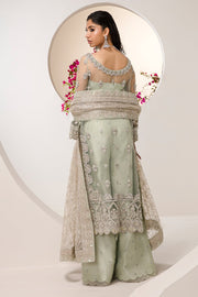 Buy Mint Green Embroidered Pakistani Wedding Dress Kameez Gharara 2023