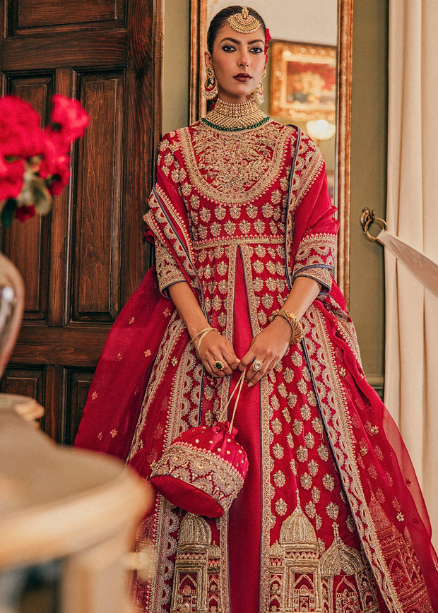 Buy Muglia Designed Royal Embellished Farshi Lehenga Pakistani Wedding Dress