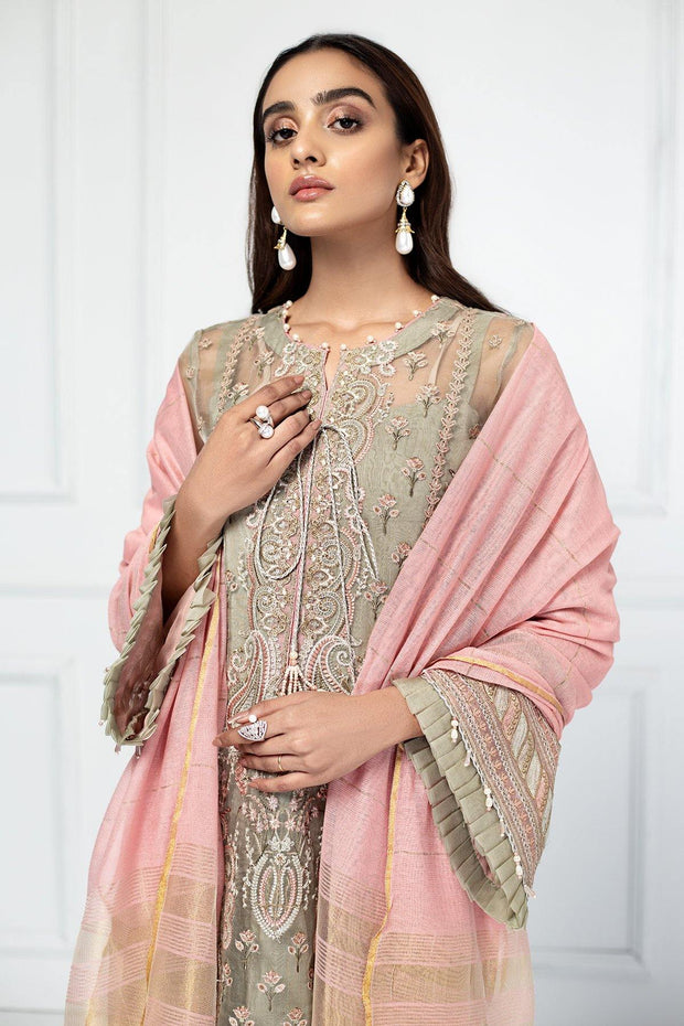 Buy Pearl Blush Heavily Embroidered Pakistani Salwar Kameez with Dupatta