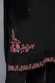 Buy Premium Embroidered Black Salwar Kameez with Dupatta Salwar Suit