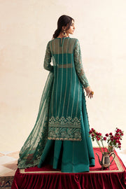 Buy Regal Green Embroidered Pakistani Wedding Dress Kameez Gharara