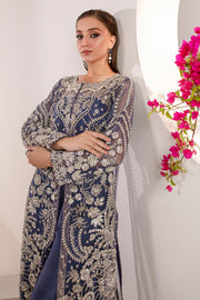 Buy Royal Blue Heavily Embellished Pakistani Wedding Wear Kameez Sharara 2023