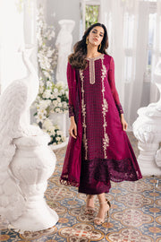 Buy Royal Burgundy Shade Embroidered Pakistani Salwar Kameez