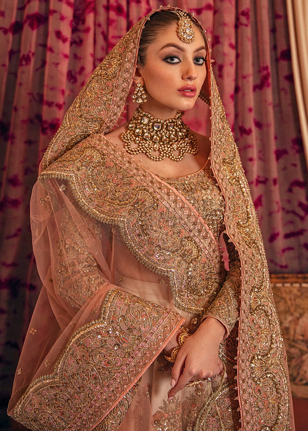 Buy Royal Pink Heavily Embellished Lehenga Choli Pakistani Wedding Dress