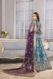 Buy Sea Green Heavily Embellished Pakistani Maxi Style Wedding Dress 2023