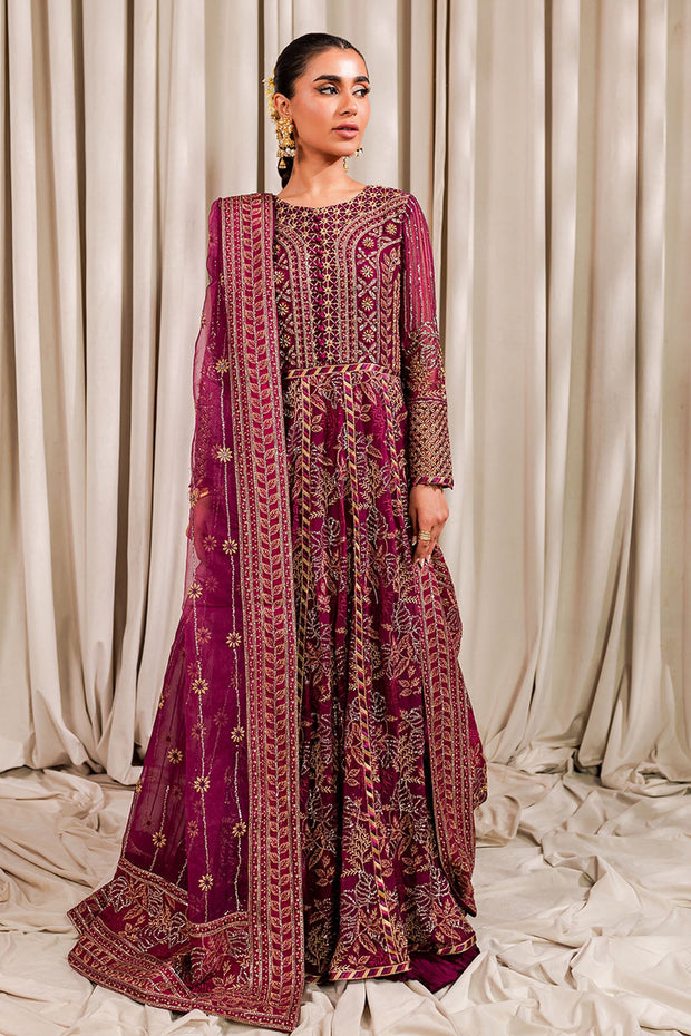 Buy Shocking Pink Heavily Embellished Pakistani Pishwas Wedding Dress 2023