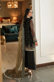 Buy Traditional Black Embroidered Kameez Trousers Wedding Dress 2023