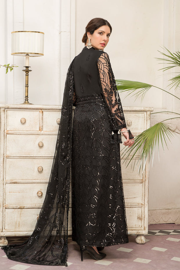 Buy Traditional Black Net Embroidered Pakistani Salwar Kameez Party Dress 2023