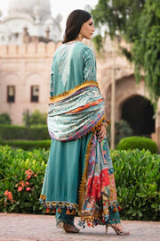 Buy Traditional Sea Green Embroidered Pakistani Kameez salwar Suit Dupatta