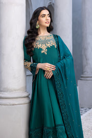 Classic Green Embellished Pakistani Salwar Kameez with Dupatta 2023