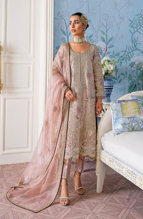 Classic Kameez Trouser Pink Pakistani Wedding Dress Online