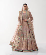 Classic Lehenga Choli Dupatta Pink Bridal Wedding Dress