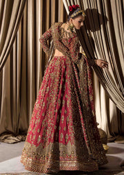 Classic Pakistani Bridal Outfit in Wedding Lehenga Choli Style