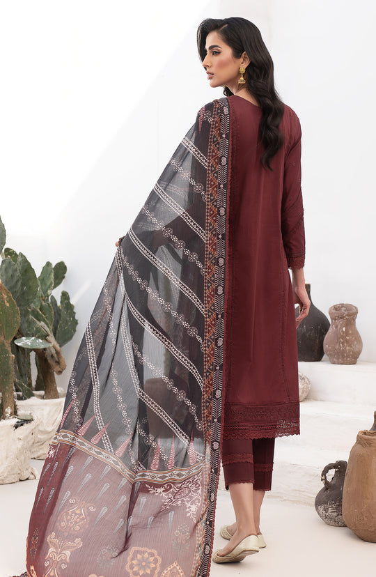 Classic Pakistani Salwar Kameez with Dupatta Maroon Dress In USA 2024