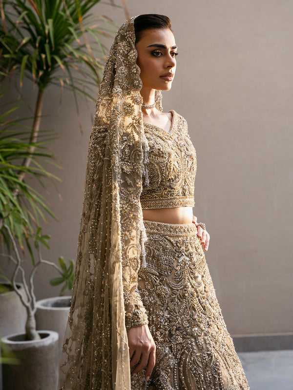 Majestic Pakistani Bridal Lehenga Choli for Weddings