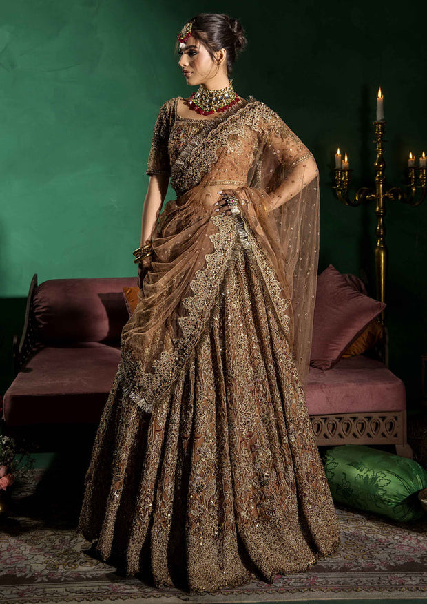 Classic Wedding Lehenga Choli Dupatta Pakistani Bridal Dress