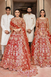 Elegant Pakistani Bridal Dress with Embroidered Details