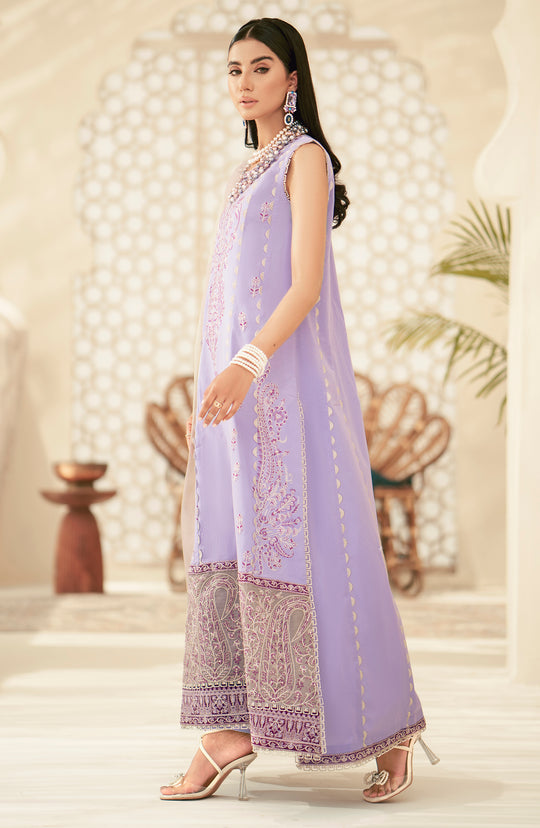 Copy Lilac Embroidered Pakistani Salwar Kameez Dupatta Salwar Suit
