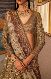 Ethereal White Pakistani Bridal Lehenga for Graceful Brides