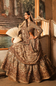 Ethereal White Pakistani Bridal Lehenga for Graceful Brides