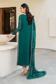 Elegant Hand Embellished Chiffon Dress Set