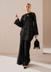 Cerys Black Pakistani Wedding Dress with Intricate Embellishments
