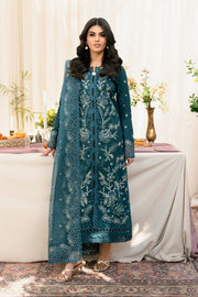 Elegant Green Lawn Shirt with Embroidered Dupatta