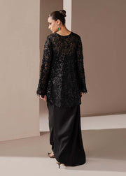 Cerys Black Pakistani Wedding Dress with Intricate Embellishments