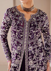 Enchanting Purple Pakistani Wedding Dress for Elegance