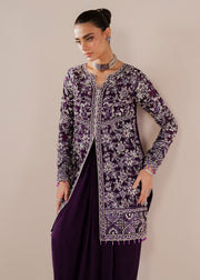Enchanting Purple Pakistani Wedding Dress for Elegance