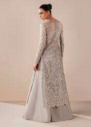 Elegant Grey Pakistani Wedding Dress for Festive Occasions