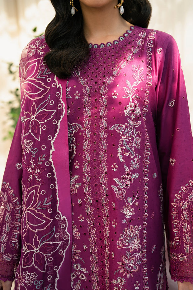 Elegant Dobby Lawn Shirt with Embroidered Chikan Kari